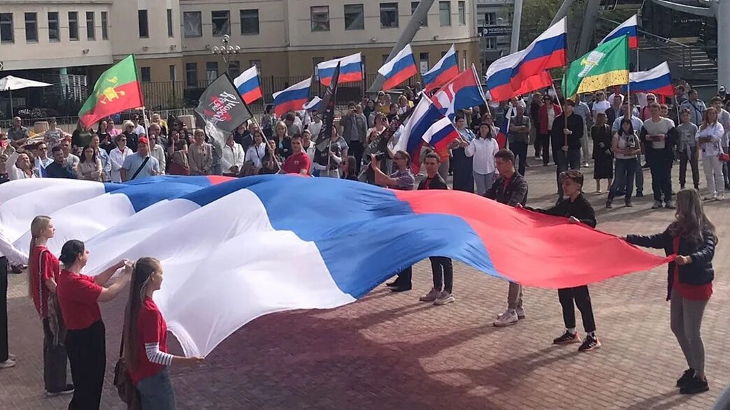 Владимиров флаг. 20 Февраля отмечается день флага Псковской области. Флаг Владимира.