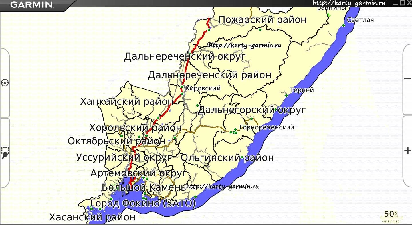 Города рядом с уссурийском