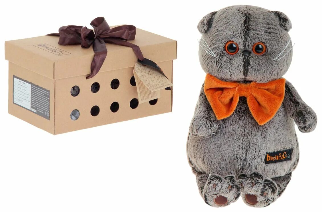 Мягкие игрушки budi basa кот. Басик в рыжем бархатном банте. мягкая игрушка basik&amp;co кот басик в рыжем бархатном банте 25 см. распечатать чёрно-белого басика в братске. мягкая игрушка basik&amp;co кот басик в галстуке-бабочке 22 см.