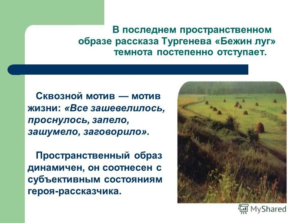 Эпитеты на лугу. Пространственные образы. Роль природы в Бежином лугу. Эпитеты в рассказе Бежин луг. Метафоры Бежин луг Тургенев.