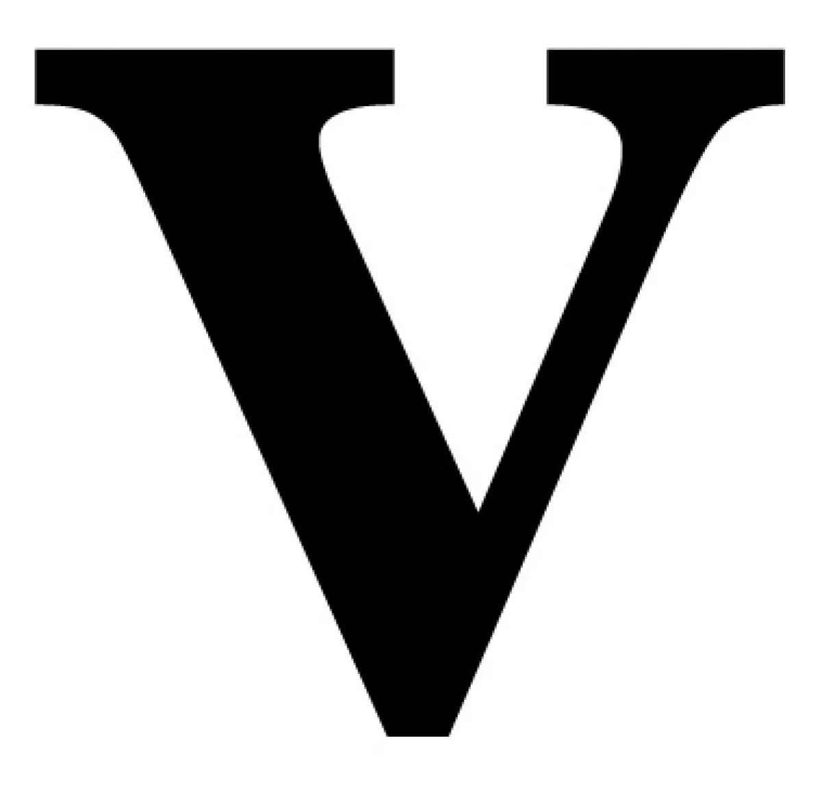 V