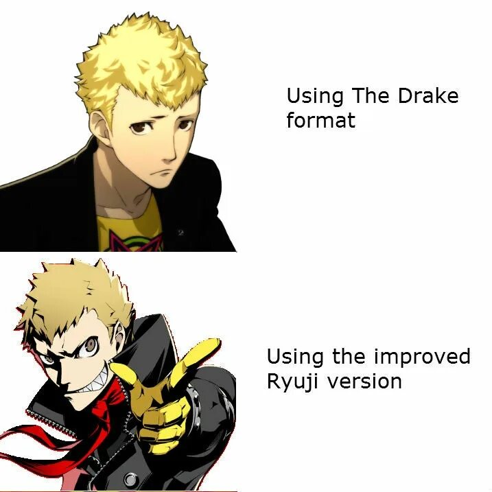 R persona. Persona its the best meme.