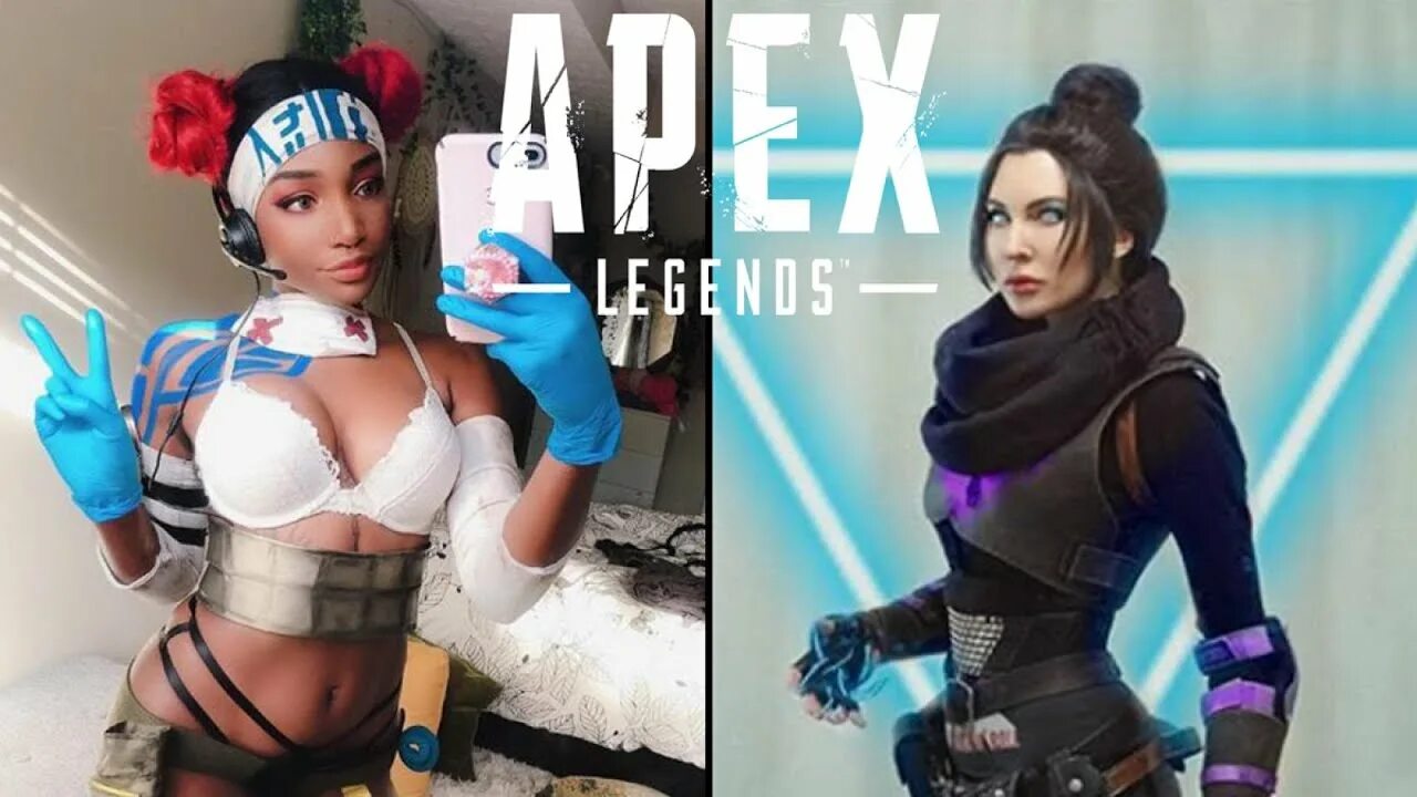 Rule 34 apex. Рейф Apex Legends. Lifeline Apex Legends косплей. Косплей Ватсон Апекс Легендс. Косплей Апекс легенд.