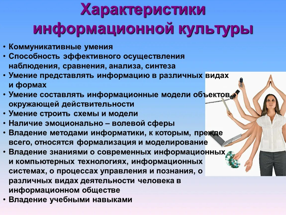 Ироничными информационный. Понятие информационной культуры. Основные характеристики информационной культуры. Информационная культура человека. Понятие информационной культуры личности.