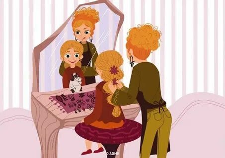 Мама заплела