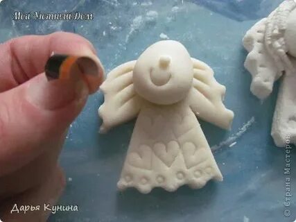 Лепка ангела из пластилина