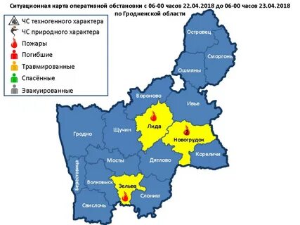 Гродненская область на карте