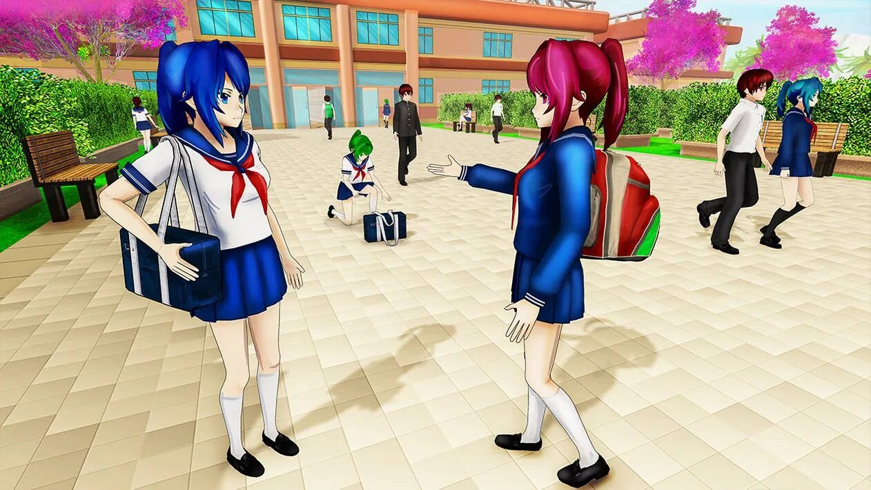 Скул герл симулятор версии. Яндере скул герл симулятор. yandere скул герлз симулятор.