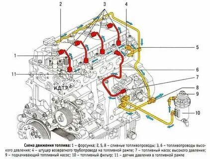 Газель камминз схема двигателя