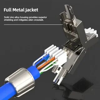 Разъем rj 45 5е экранированный