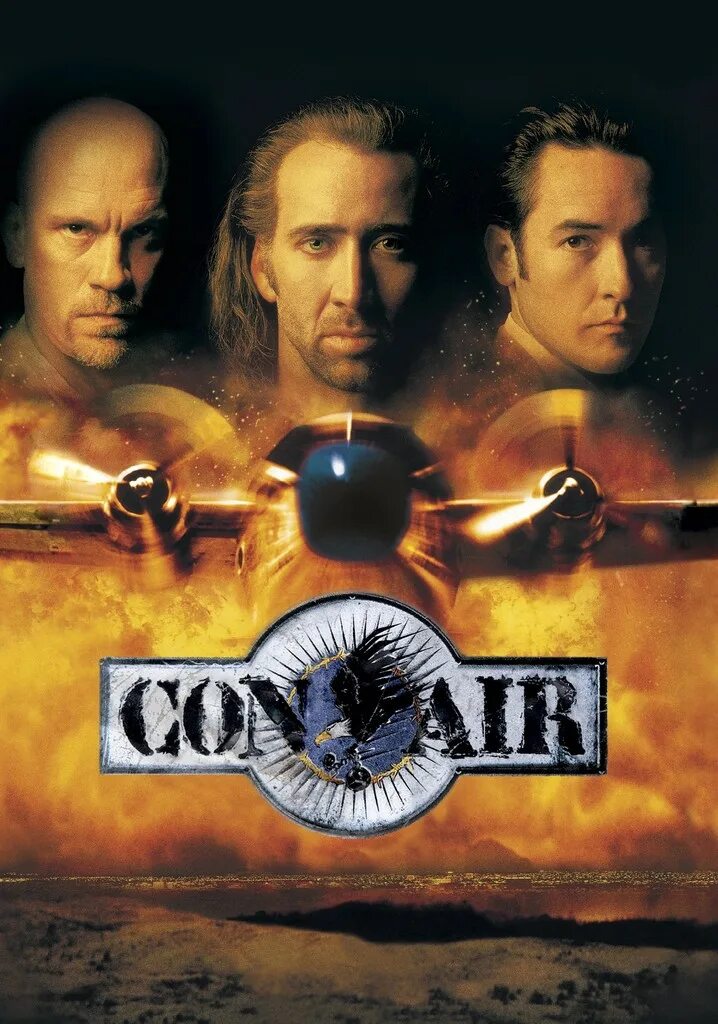 Воздушная тюрьма / con Air (1997). Николас Кейдж воздушная тюрьма Постер. Air movie
