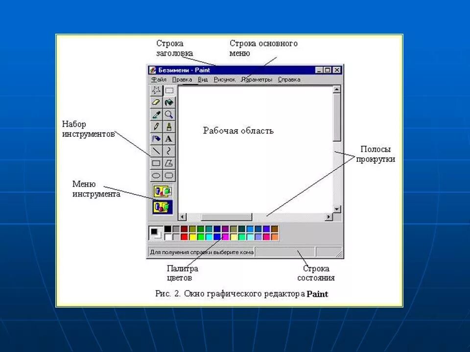 Paint какая программа. Интерфейс программы MS Paint. Графический редактор Pain. Интерфейс графических редакторов. Интерфейс графического редактора Paint.