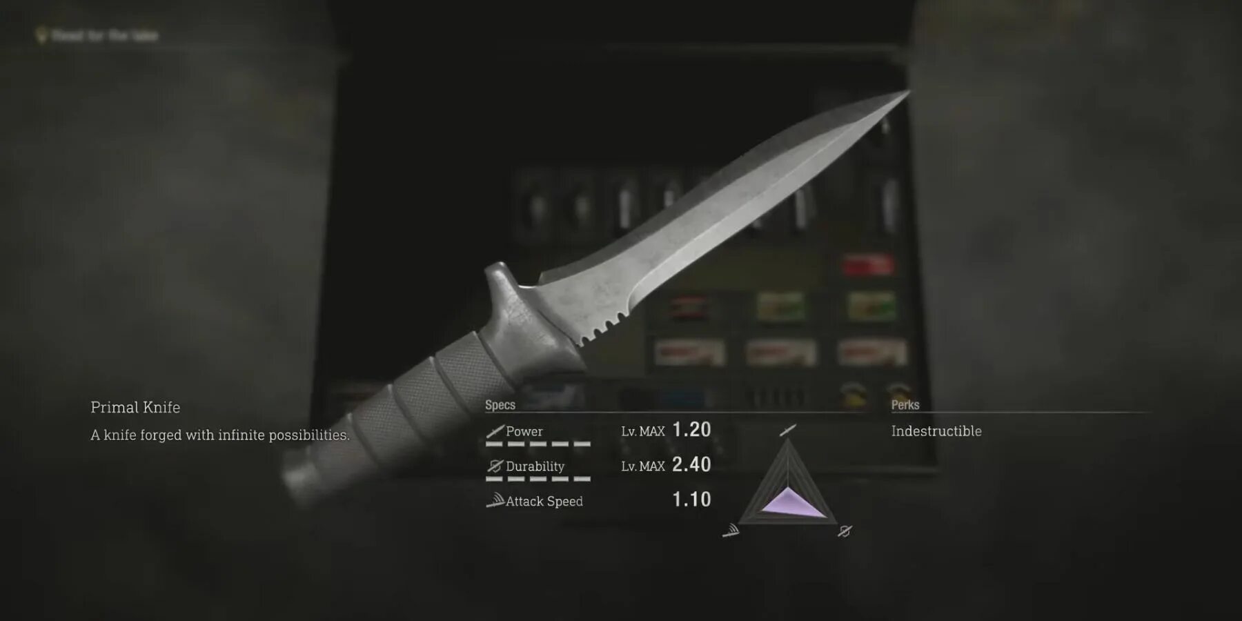 Бесконечный нож. Primal knife. получи нож. resident evil 4 remake бонусы. resident evil 4 ремейк.