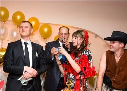 Подводка гостей на юбилее