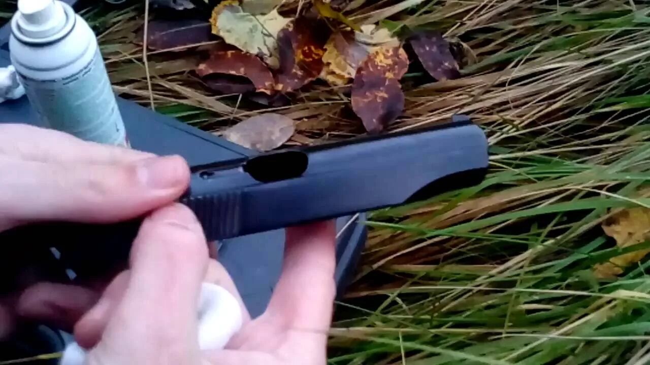 Как снять старое воронение воронение в селитре МР656 YouTube