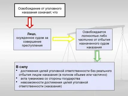 Освобождению от наказания судебная практика