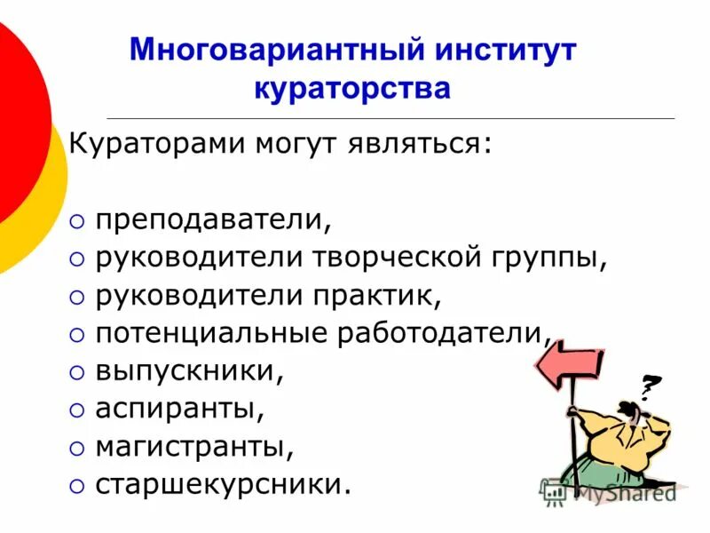 Курировать деятельность