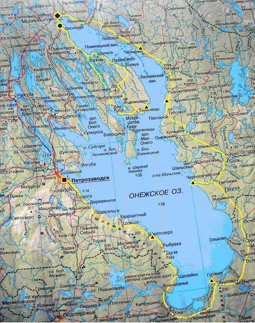 Где находятся озера город. Географическая карта Онежского озера. Онежское озеро на карте. Онежское озеро Петрозаводск карта. Онежское озеро на карте Ленинградской области на карте.