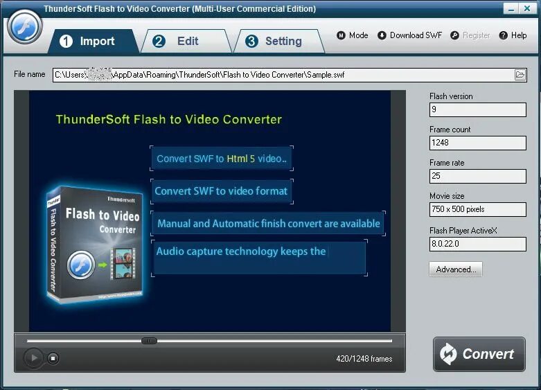 Конвертация 5. Flash Video программа. Video to Video Converter. Portable swf Player. THUNDERSOFT Video Editor Pro.