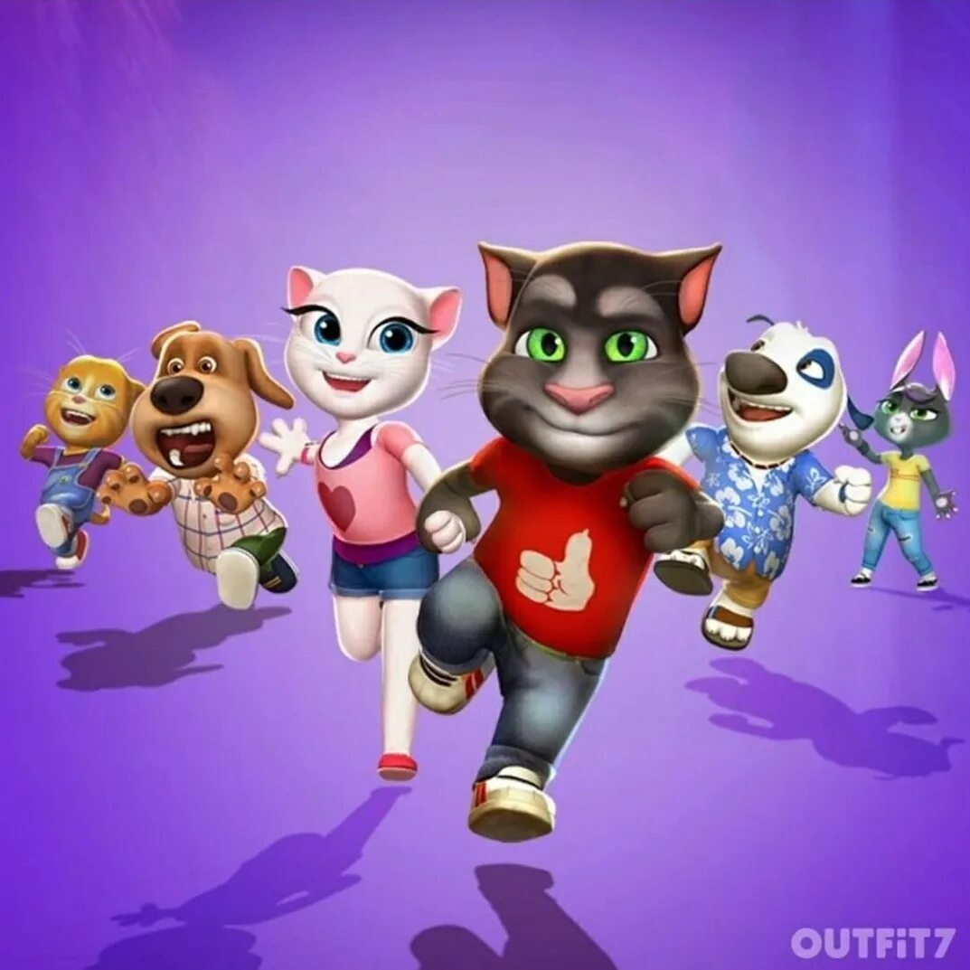 Talking Tom и его друзья. Говорящий том и друзья Бекка Анджела.