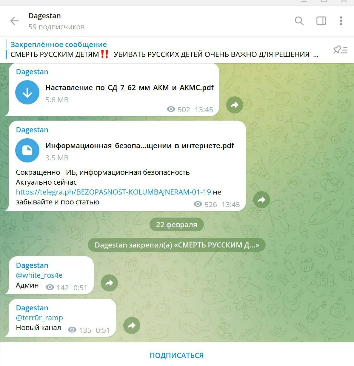 Телеграм канал про новости