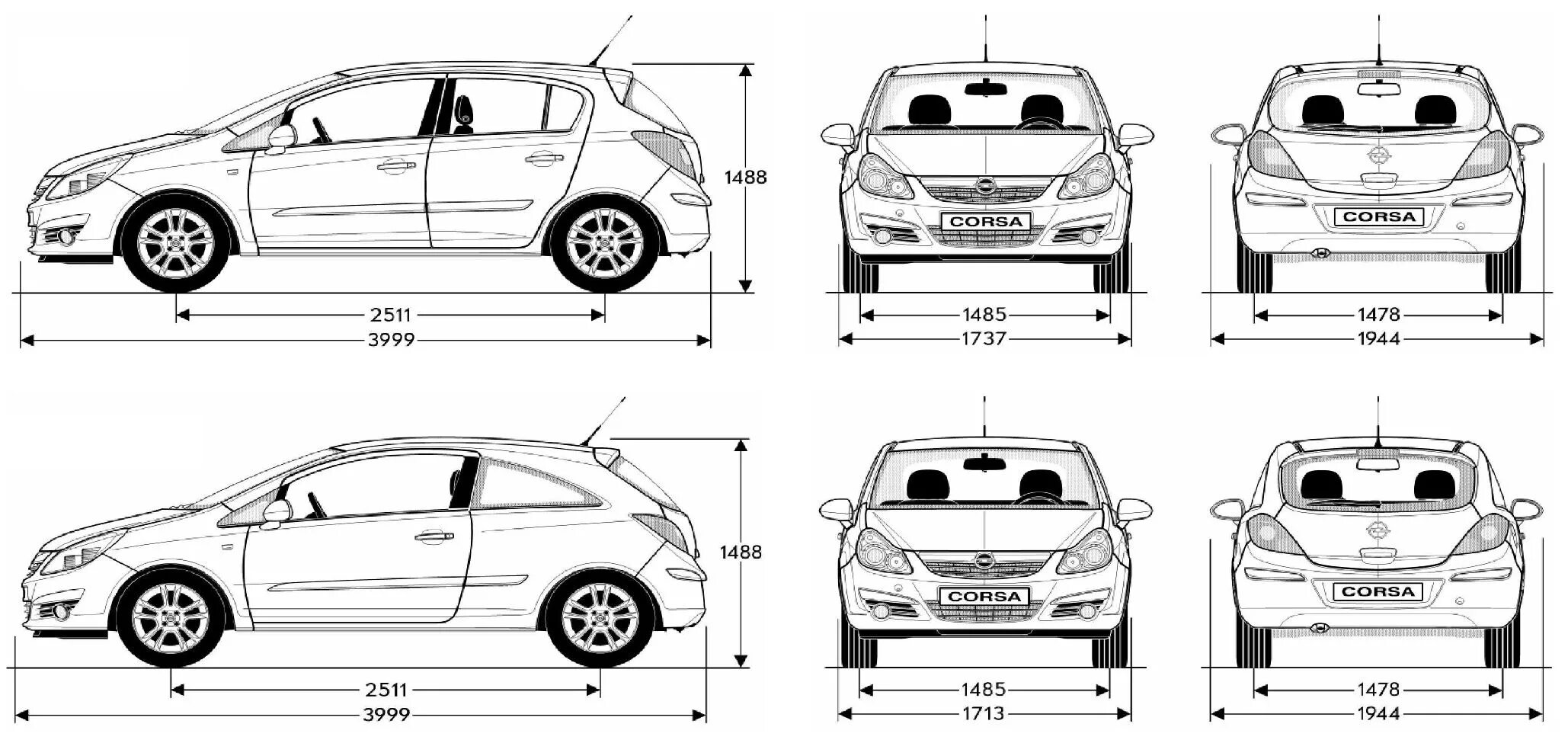 Opel corsa размеры. Opel Corsa 2008 габариты. Opel Corsa d 2008 габариты. Опель Корса 2008 года габариты кузова. Opel Corsa 2012 габариты.