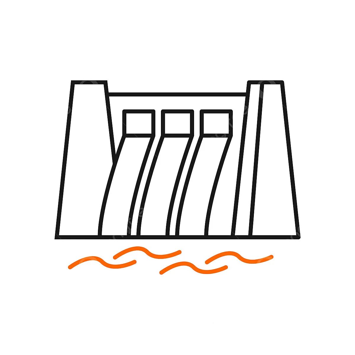 плотина рисунок. мультяшная плотина. плотина рисунок.