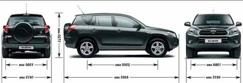 Габариты Тойота рав 4 2014. Тойота рав 4 2008 года габариты. Габариты Тойота рав 4 4 поколения. Тойота рав 4 2 поколение габариты.