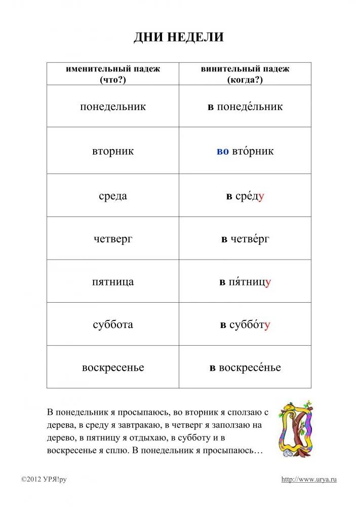 15 суток недели сутки. Таблица дни недели. Дни недели РКИ. Дни недели для иностранцев. Дни недели РКИ для детей.