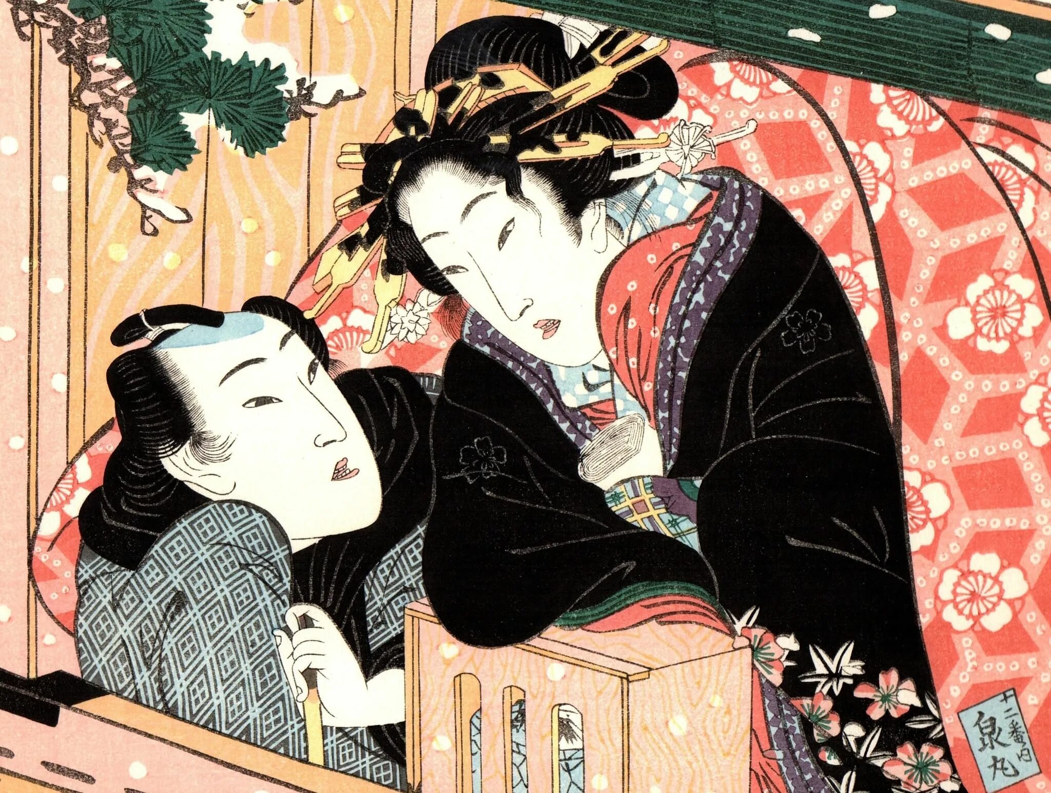 Любовники японской жены. Японские Гравюры укиё-э сюнга. Шунга японские Гравюры. Сенга японская гравюра. Сюнга эпохи Хэйан.
