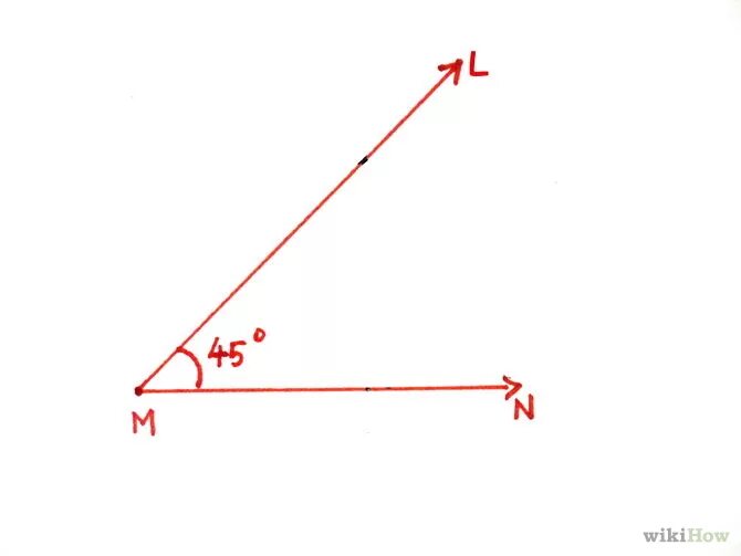 Угол 90 градусов и 45 градусов. Угол 45 град. Угол 45 градусов без транспортира. Угол 45 градусов геометрия.