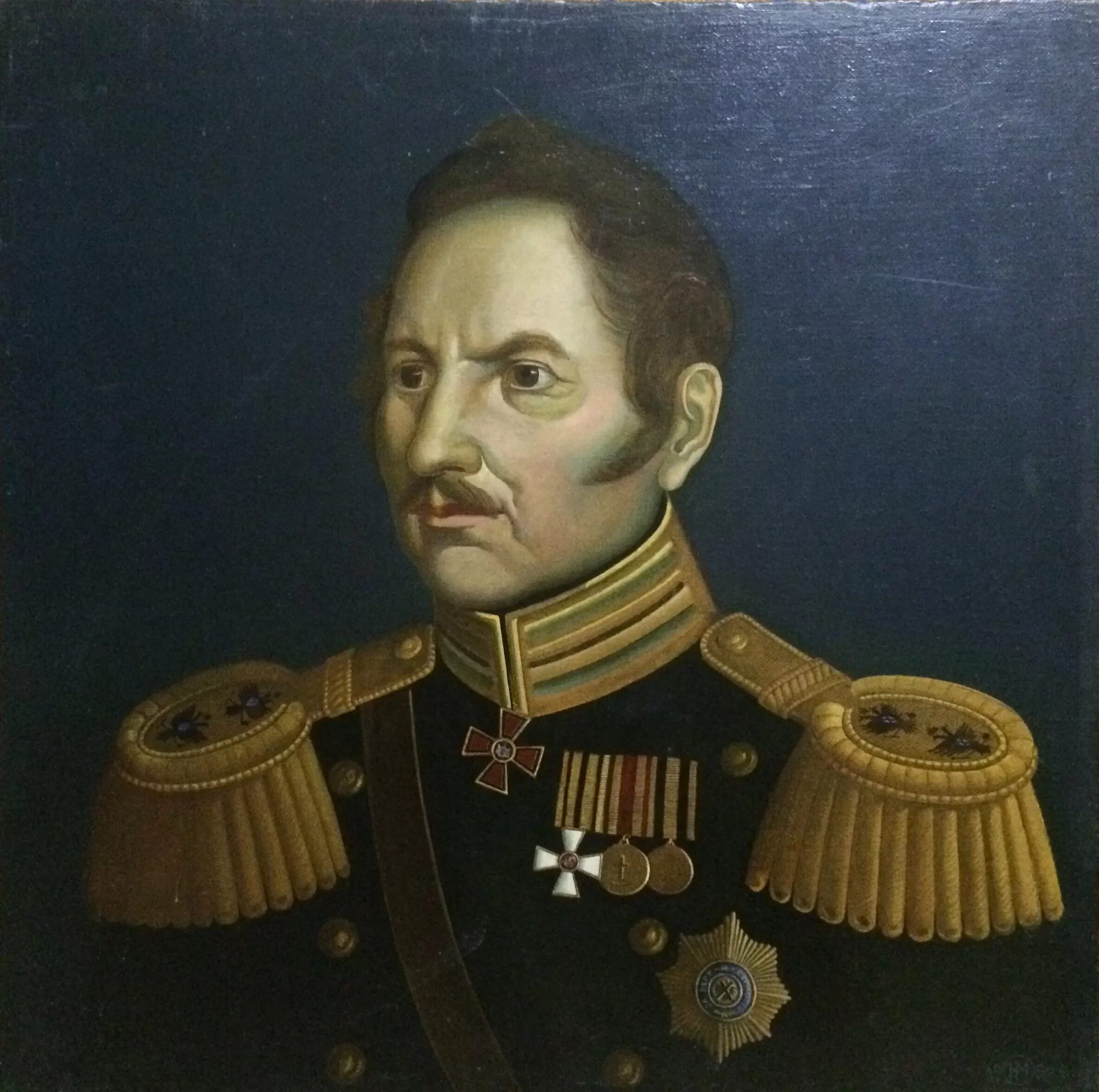 Ф. Ф. Беллинсгаузен (1778—1852)). Фаддея Фаддеевича Беллинсгаузена (1778−1852). Ф Ф Беллинсгаузен портрет.