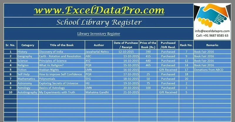 Excel student book. School Inventory. School register. Номер телефона школы invento. Register a Library.