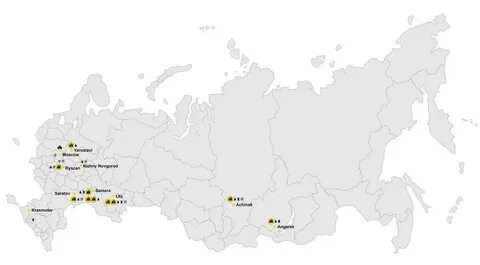 роснефть на карте россии