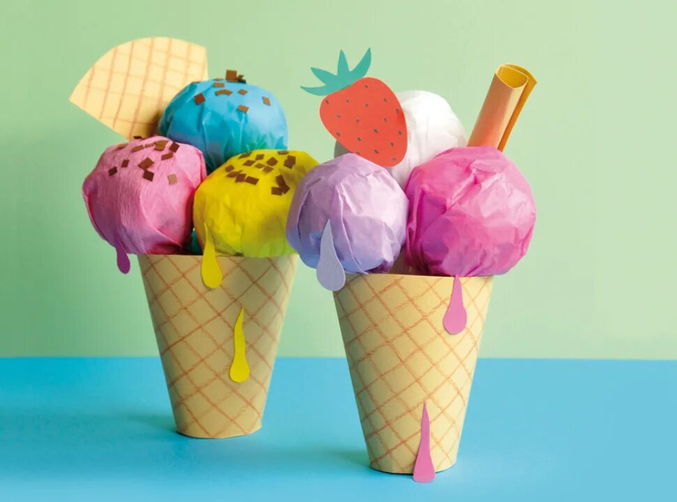 Как сделать мороженку. Поделка мороженое. Мороженое из цветного картона. Мороженое поделка для детей из бумаги. Мастер класс мороженое для детей из бумаги.