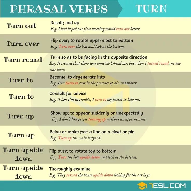 Phrasal verb turn exercises. Фразовые глаголы с глаголом turn. фразовые глаголы со словом turn. фразовывые глаголы с turnn. предложения с фразовым глаголом turn.