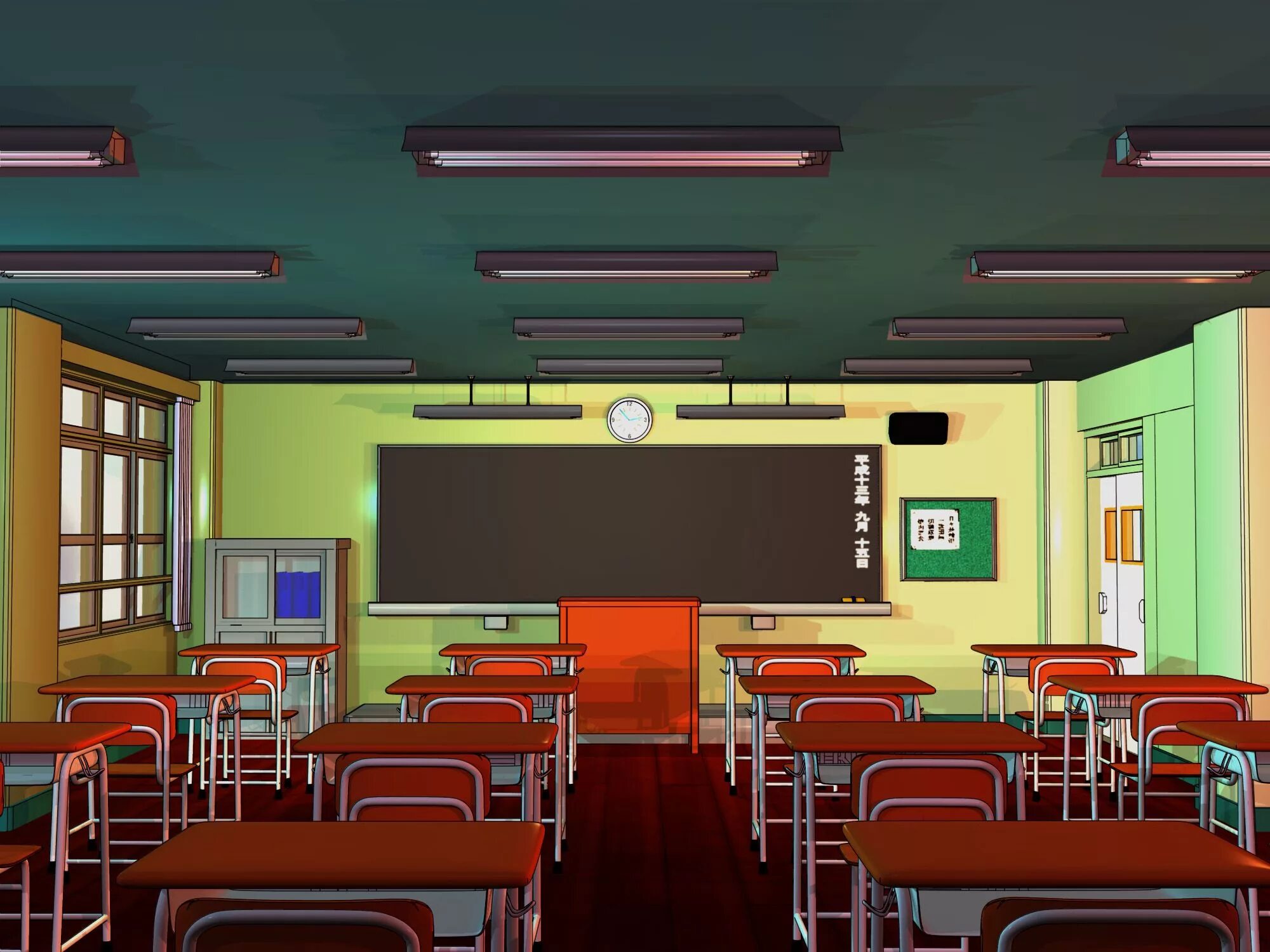 R34 classroom. Школьный класс. Фон класса.