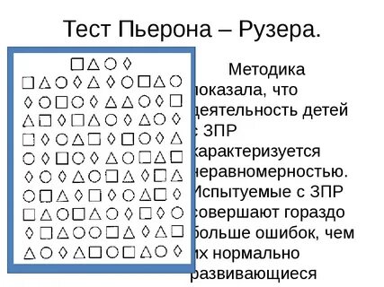 Методики изучения концентрации внимания