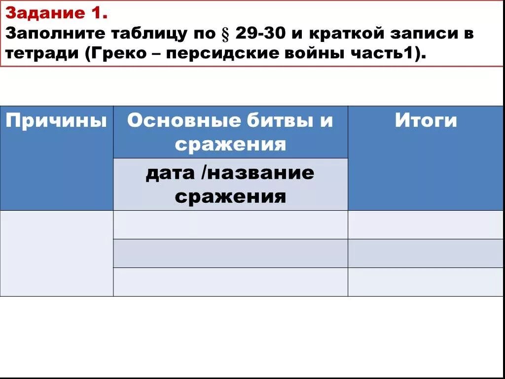 Презентация "Греко-персидские войны (часть 2)" (5 класс) по истории - скачать пр