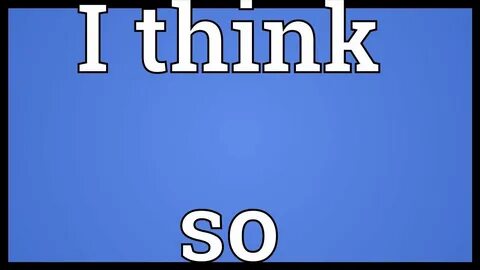 I think is relating