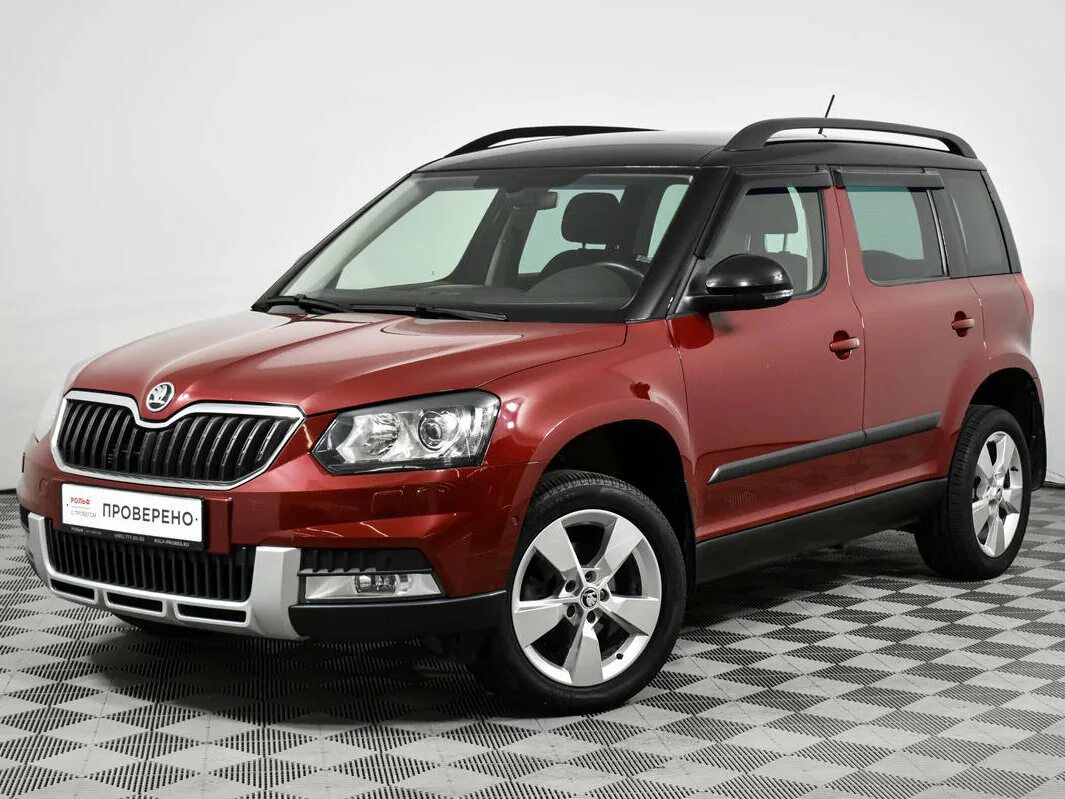 Купить машину с пробегом шкода. Skoda Yeti 2016. Красный Skoda Yeti i Рестайлинг 1.4 AMT (125 Л.С.). Skoda Yeti Storm Blue.