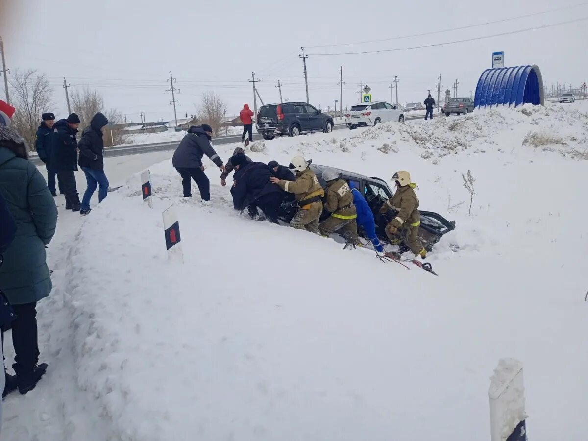 Новости 1 02. Авария в Курманаевском районе.