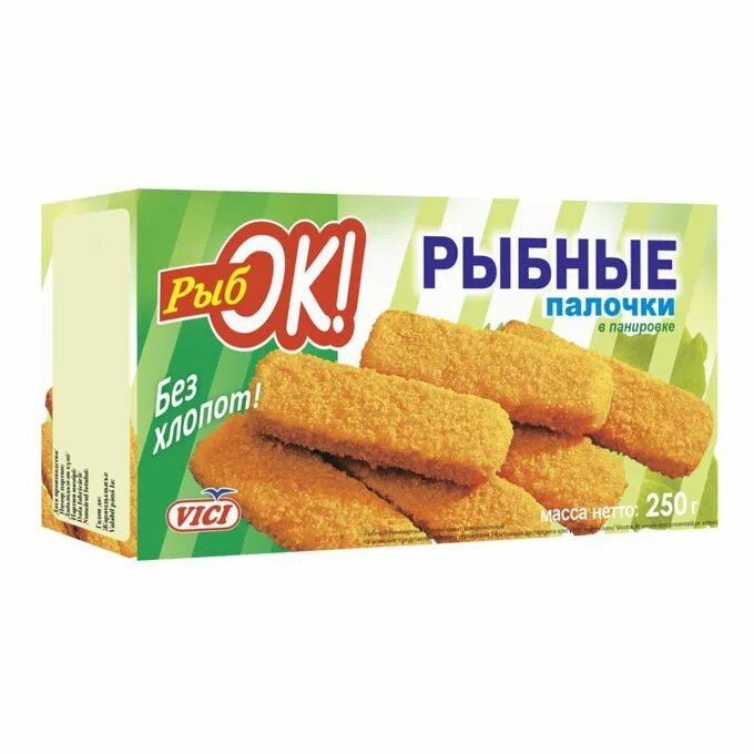 Рыбные палочки отзывы. Палочки рыбные Vici. Рыбные палочки "рыбок!" Vici 250г. Polar палочки рыбные в панировке 250г 1уп/6шт Россия. Рыбные палочки в панировке Vici.