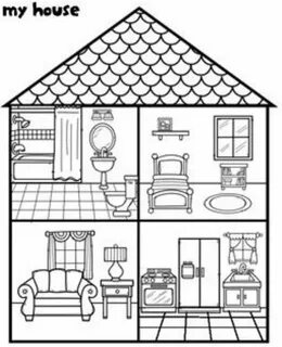 My house worksheets for kids