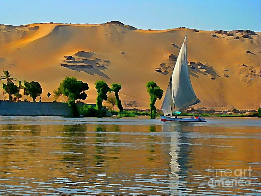 The river nile into the. The river nile into the