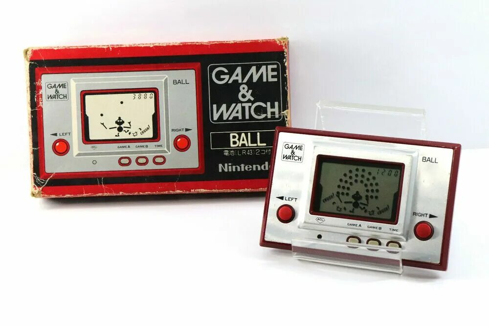 Original balling. Нинтендо 1980. Game watch Ball. Nintendo Nintendo game & watch. Game and watch.