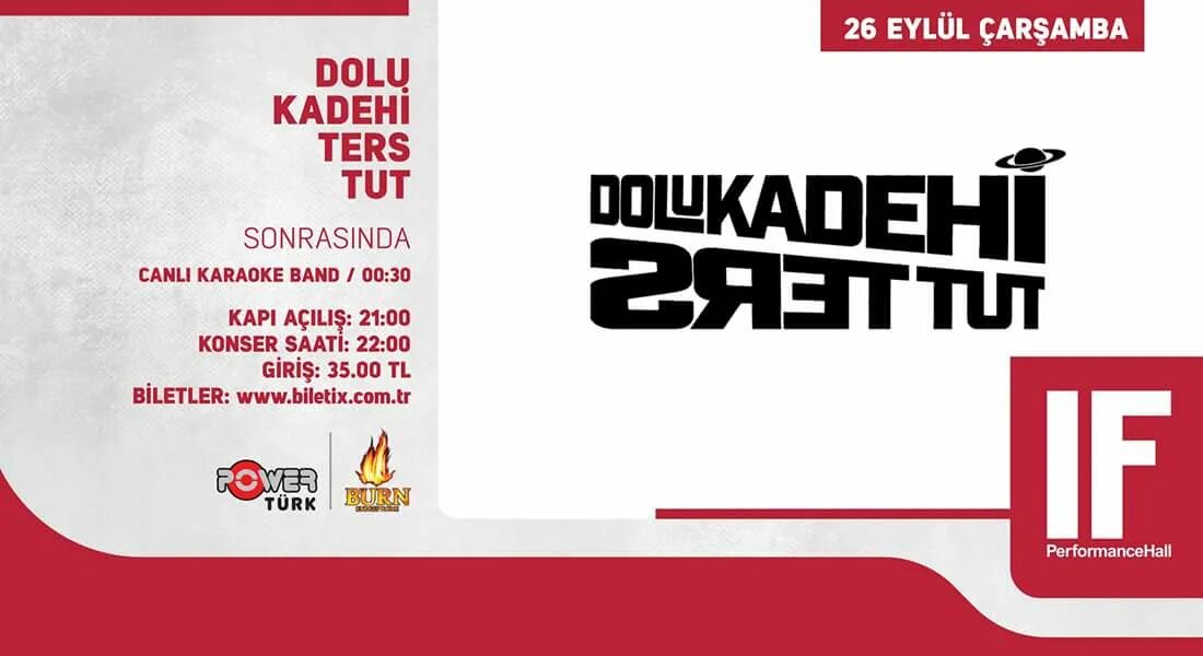 Performance ticket. Dolu Kadehi ters tut · Song · 2022 bir vardir перевод на русский.