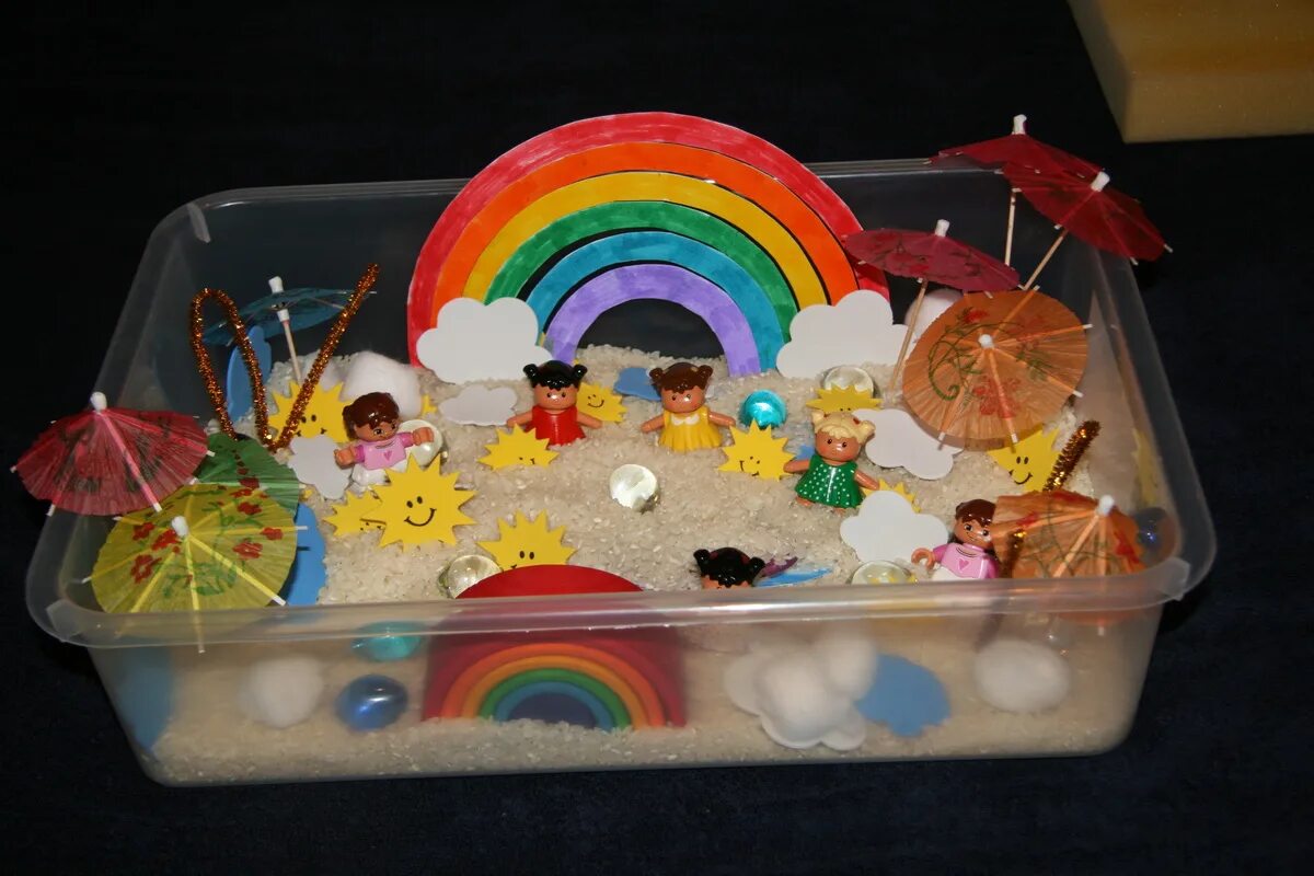 Weather box. Игрушки сенсорные для ванны от рождения. weather activities for kids sensory bin.