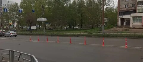 На одном участке дороги установили 34 дорожных