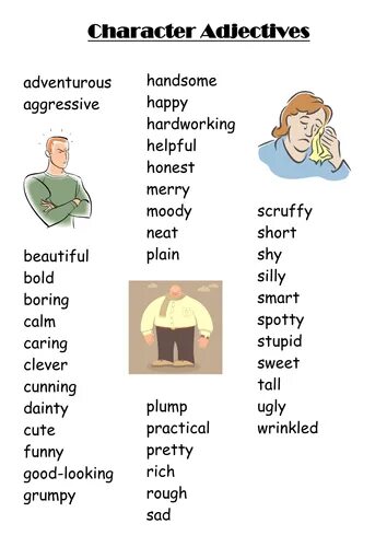 Adjectives to describe character упражнения. Character adjectives Worksheets. Adjectives characteristics. Character adjectives